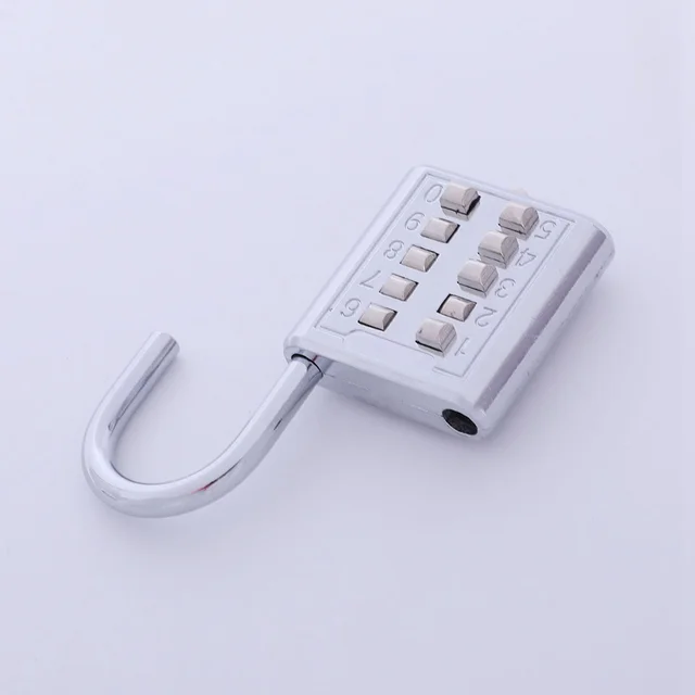 2X Anti-Theft Button Combination Padlock Digit Push Password Lock Zinc Alloy Security Lock Suitcase Luggage Coded Lock-[A49T] 5