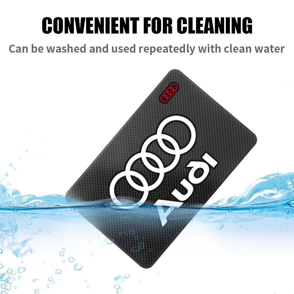 자동차 대시보드 미끄럼 방지 매트 내부 전화기 안경 홀더 패드 자동차 액세서리 아우디 A4 B5 B7 B8 A3 8P 8L A5 A6 C5 C7용