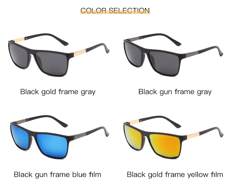 2022 Platz Polarisierte Sonnenbrille Männer Fahren Sung Klassische Retro Marke Designer Sun G Blau Spiegel Objektiv Unisex_voghion.com