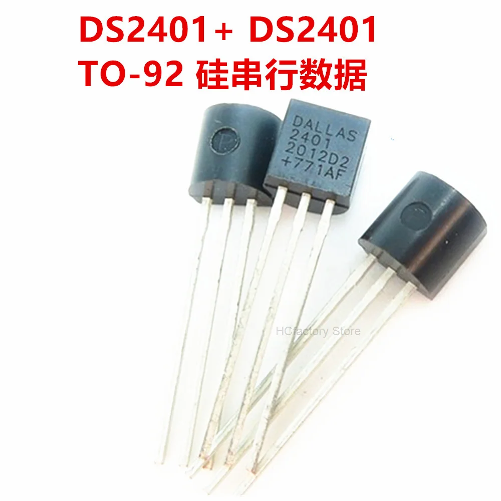 

Новый оригинальный кремниевый Триод Ds2401 + ds2401 TO-92 для серийных данных TO-92