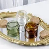 100ml Candle Glass Cups with Wooden Lid Clear Amber Bottle Jars Handmade Creative Dessert Scented Aromatherapy Empty Jars 6