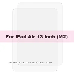 Premium Tempered Glass Screen Protector for iPad - Ultra Clear and Durable Film (Air 13 M2)