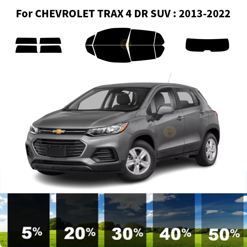 

Precut nanoceramics car UV Window Tint Kit Automotive Window Film For CHEVROLET TRAX 4 DR SUV 2013-2022