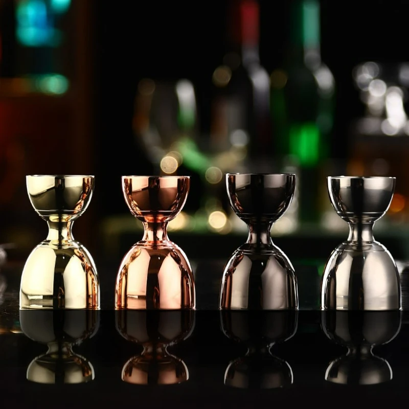Measuring Jigger,Stainless Steel Measuring Cups 30/60ml Measuring Cup Cocktail Jigger