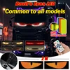 Soft Foldable Remote Control Truck Devil Eye LED Matrix Pixel Panel Lighting Graffiti Scrolling Stickup Text Board Windshield 1