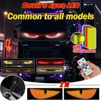 Soft Foldable Remote Control Truck Devil Eye LED Matrix Pixel Panel Lighting Graffiti Scrolling Stickup Text Board Windshield 1