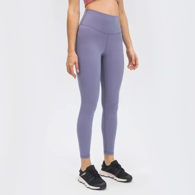 Align Women Sports Leggings High Waist Lift Hips Elastic Yoga Skinny Pants Comfortable Gym Fitness Push-ups Trousers