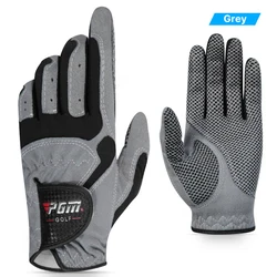 Breathable Antislip Golf Gloves for Men - Abrasion Resistant Microfibre Fabric (1pcs right white)