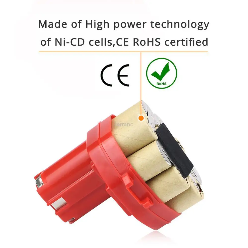 Power Tool Battery PA14 NI-CD 3000mAh Replacement Battery For Makita 14.4V 1420 1422 1433 1434 1435 6337D 6237D 6281D 6280D Power Tools Battery