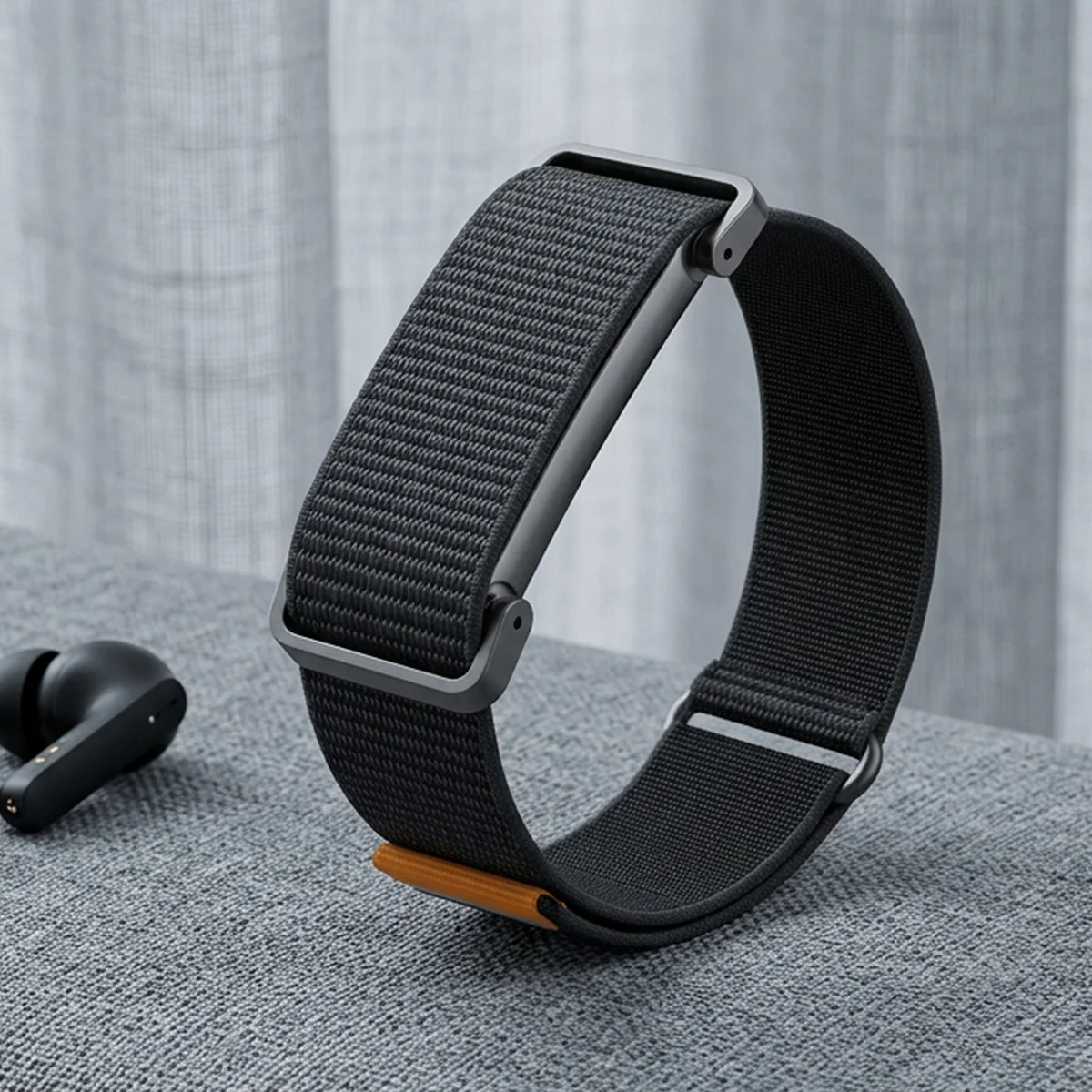 Breathable Nylon Loop Sport Strap with Metal Protector - Universal Fit Wristband and Case Combo