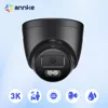 ANNKE 3K IR Network Camera Built-in mic Double Light Security Cameras H.265+ 5MP Support PoE DC12V IP Camera Indoor Outdoor 1PC 1