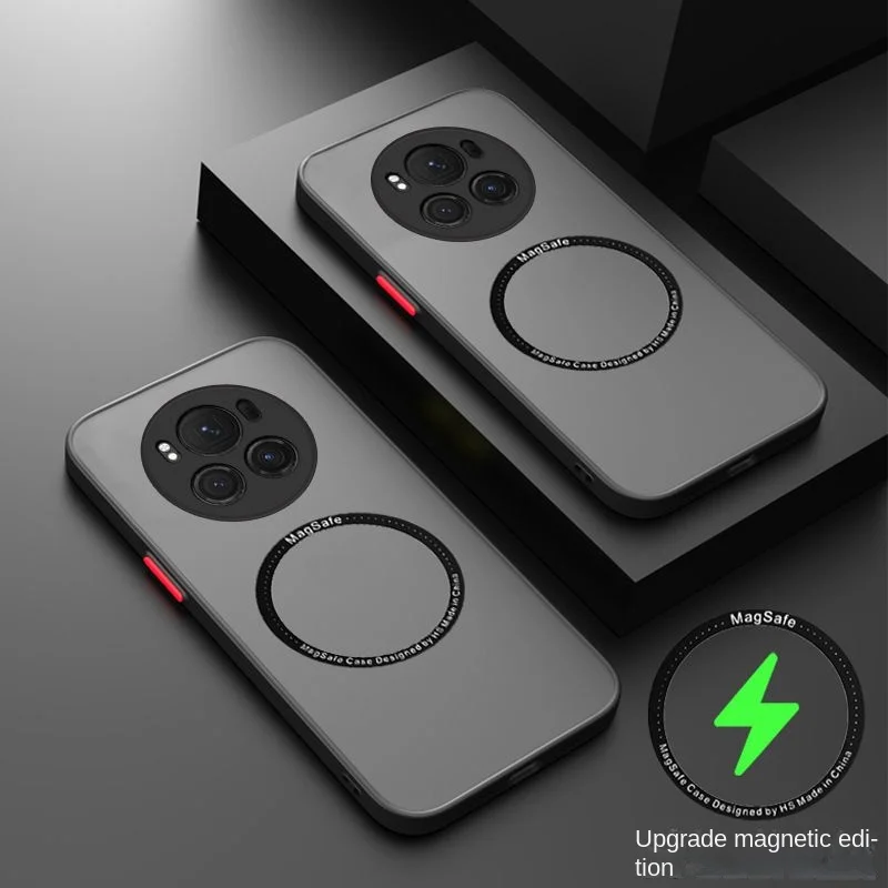 Per Huawei Honor Magic 6 Pro Custodia Magnetica Magsafe Wireless Charge Cover Funda Per Honor Magic 6 5 4 Pro 6 Lite Custodie Per Telefoni Capa