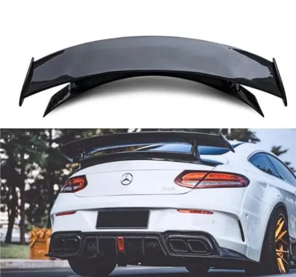 

Real Carbon Fiber Car Rear Wing Trunk Lip Spoiler For Mercedes-Benz W205 C200 C63 C43 C63S Coupe AMG 2Door 2015-2020