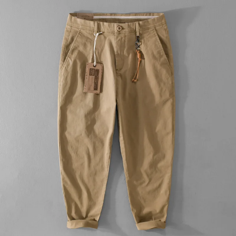 ★SCULPTOR★ Classic Sally Pants Khaki SC23A472KH stretchsummerkhakichinopantslo