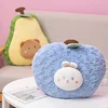 Stuffed Fruit Plush Pillow Avocado Blueberry Peach Throw Pillow Sofa Chair Back Cushion Girl Room Decor Plushies 3