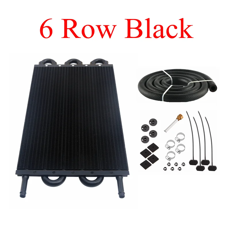 Aluminum Universal Oil Cooler Kit Oil Radiator Car Auto Transmission AUTO-MANUAL RADIATOR CONVERTER aluminum radiator aluminum radiator kit oil cooler kit