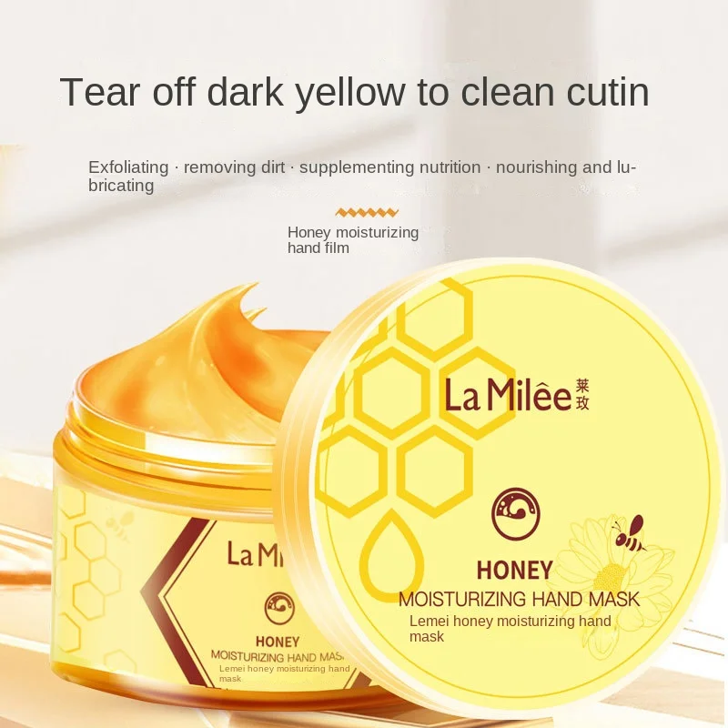 Gold Honey Hand Wax Mask Hand Mask 110G Tender and Smooth Moisturizing Improve Hand Roughness