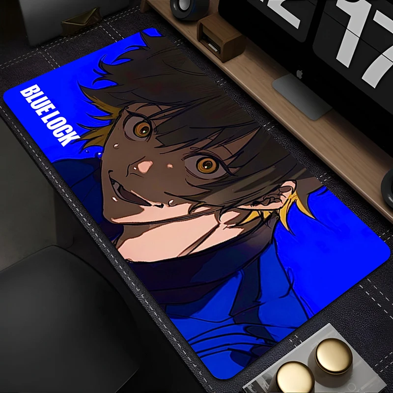 日本のアニメゲーミングマウスパッド、青いロック、ナギセイシロ