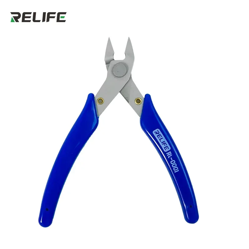 Relife RL-0001 정밀 대각선 플라이어, 와이어 케이블 절단기용 절단 플라이어, 고경도 전자 수리 수공구