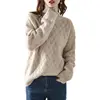 2024 New Women Loose Sweater Winter Casual Chic Cashmere Oversize Thick Sweater Pullovers Pullover Female Long Sleeve S-3XL 5