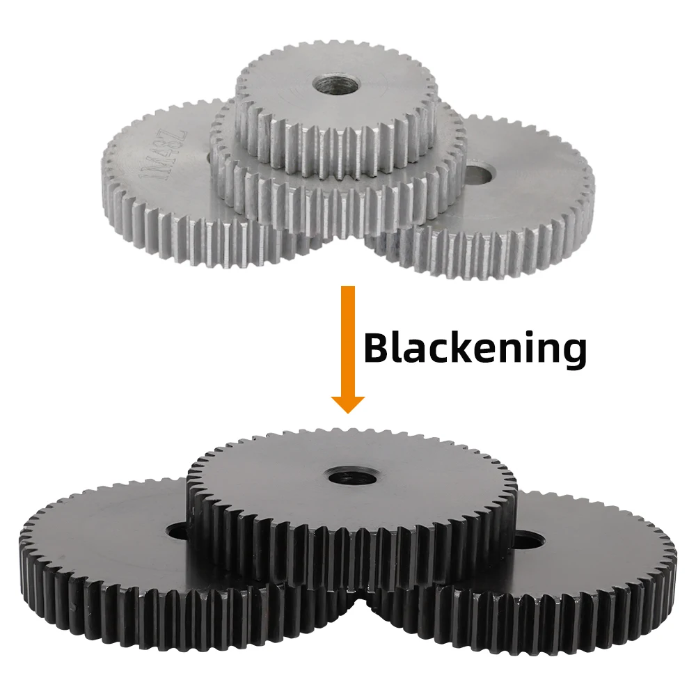 Cylindrical Gear Mod 1 Teeth Pitch 3.14 mm SC45# Carbon Steel 1M-67T/68T/69T/70T/71T/72T/73T/74T/75T/76T Motor Gear