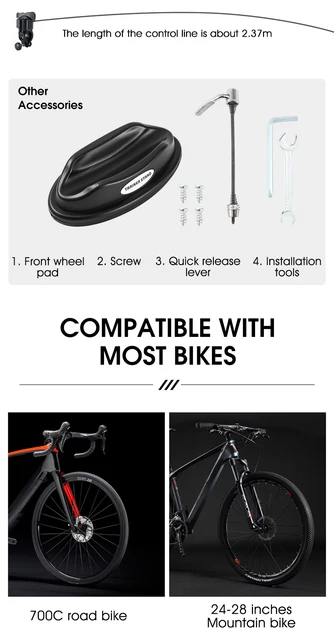 Rodillo Bicicleta Entrenador De Bicicleta Magnético Para Interior