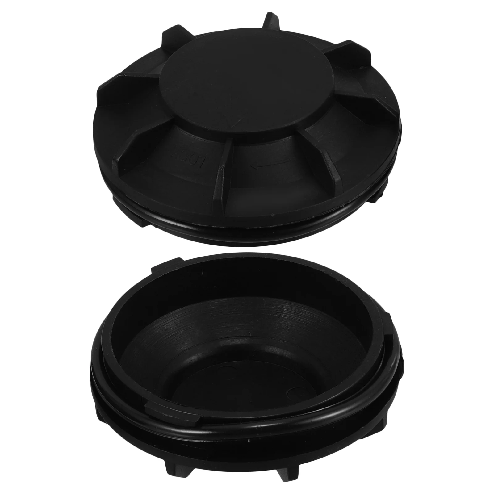 

2 Pcs Head Lamp Headlight Rear Cover Dust Cap Replacement Waterproof Housing Caps for