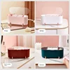 Desktop Cosmetics Storage Box Dust-proof Makeup Organizer For Cotton Pads Swabs Beauty Egg Holder Bathroom Jewelry Organizer 4