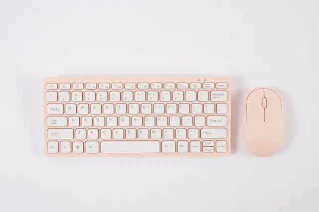 2.4G Wireless Keyboard and Mouse Protable Mini Keyboard Mouse Combo Set For Notebook Laptop Mac Desktop PC Computer Smart TV PS4 6