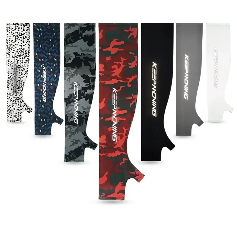 Spring Summer Sleeves Cycling Cuff for Men Sports Outdoor Camouflage Cool Glove Women Arm Sleeves Sun Protection Ice Silk Warmer sun protection sleeves cycling arm covers arm cooling sleeves bike arm sleeves