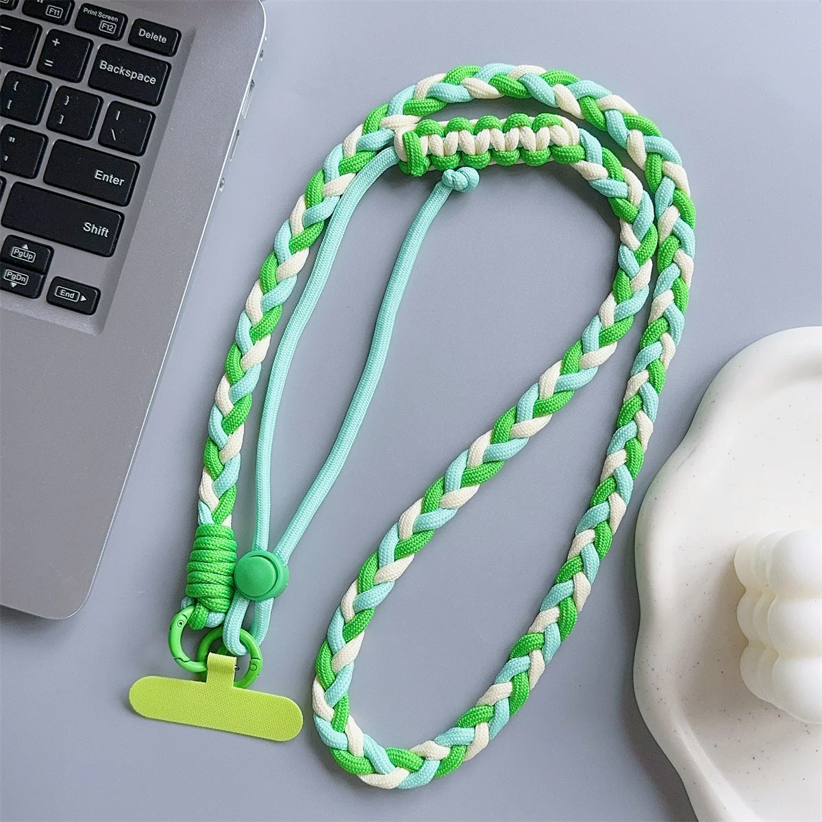 Adjustable Crossbody Phone Lanyard with Universal Case Connector