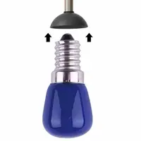 Colorful LED Fridge Light Bulb E14 3W Refrigerator Corn Bulbs AC220240V Lamp SMD2835 Replace Halogen Chandelier Lights Lamps 1