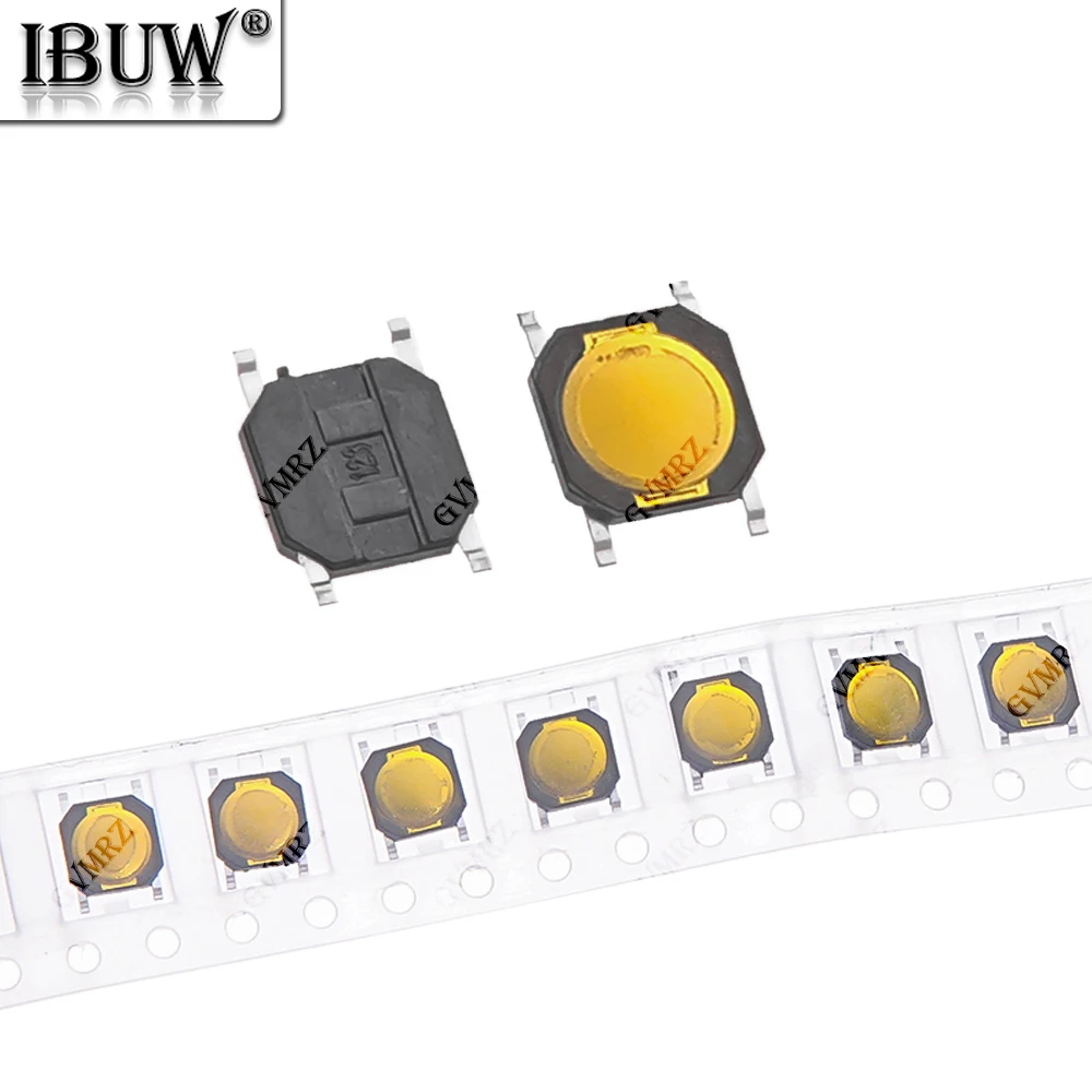 100PCS DC12V 4X4X0.8mm 촉각 푸시 버튼 스위치 택트 50mA 멤브레인 스위치 4x4x 0.8MM 4 핀 스위치 마이크로 스위치 SMD 4*4*0.8mm