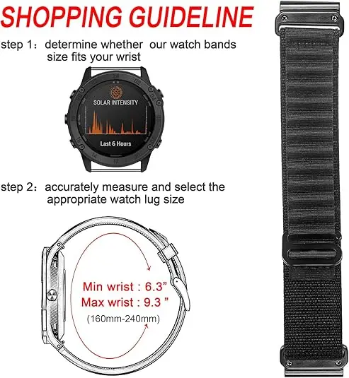 QuickFit Durable Nylon Strap Loop Band - Universal Size