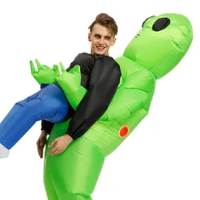 

Alien inflatable suit Alien Monster Inflatable Costume Scary Green Alien Cosplay Costume For Adult Party Festival Stage