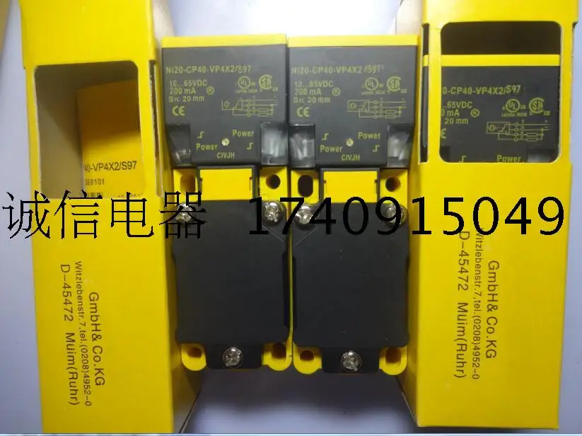 

NI20-CP40-VP4X2/S97 новый высококачественный датчик приближения