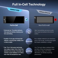Ainavi 1 Din Autoradio Universel Sans Fil Carplay Android Auto Multimédia Automobile MP5 BT Stéréo de Voiture Type-C USB Écran Tactile HD IPS 4