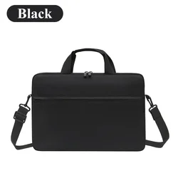 Durable Water - Repellent Laptop and Tablet Shoulder Bag with Adjustable Strap for Business, Casual, or School Use (Black)