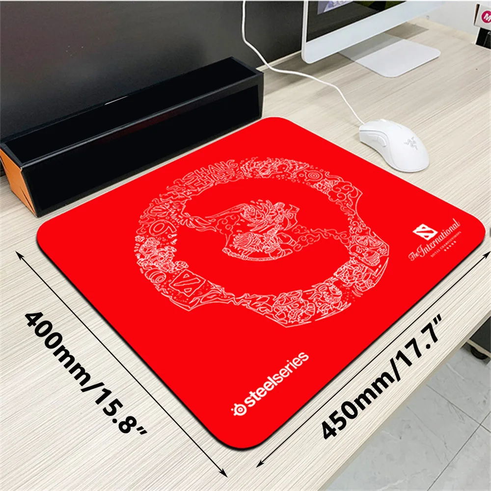 Large Gaming Mouse Pad - Premium 4mm Non-slip Rubber Base with Smooth Surface for Precision Control (450x400mm)