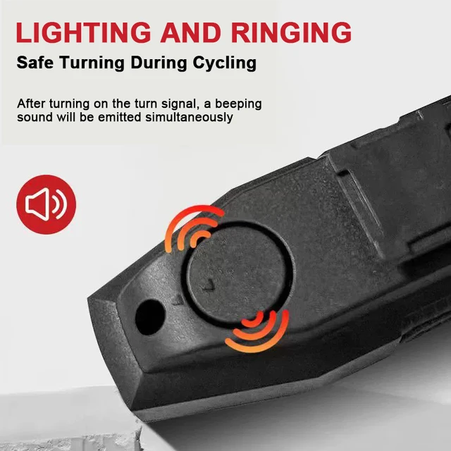 Turn Signal Bike Tail Lights Wireless Remote Control Bicycle Taillight Direction Indicator Rechargeable Road Cycling Rear Lamp