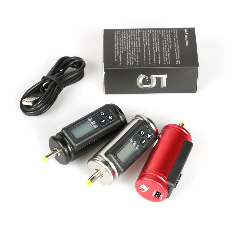 Mini Tattoo Power Wireless Tattoo Power Radio Source Equipment Battery RCA/DC Connector Rotary Pen Machine Battery tattoo power supply tattoo battery pack