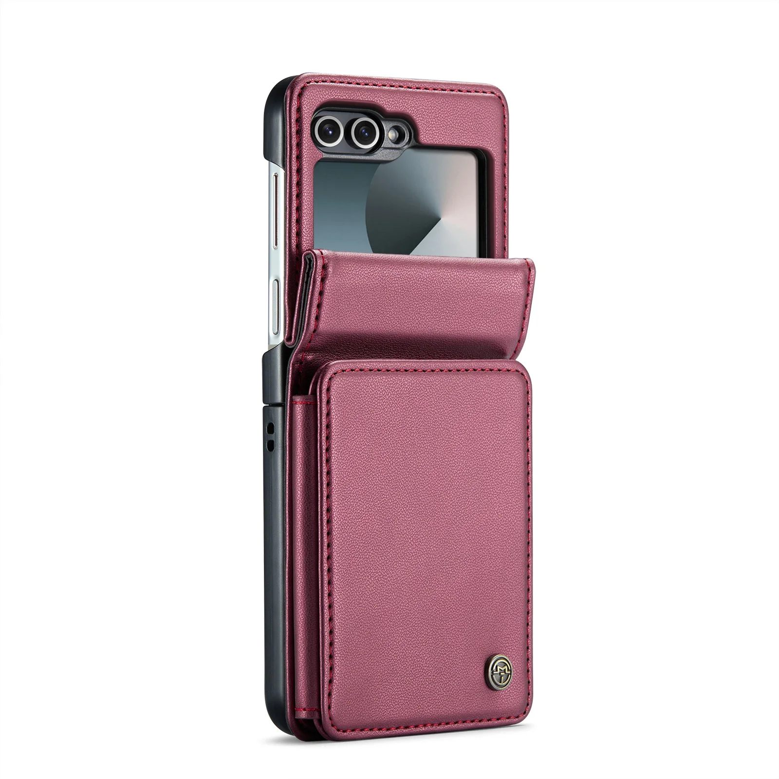Leather Wallet Card Holder Case with RFID Protection - Multifunctional Purse Pocket Bag
