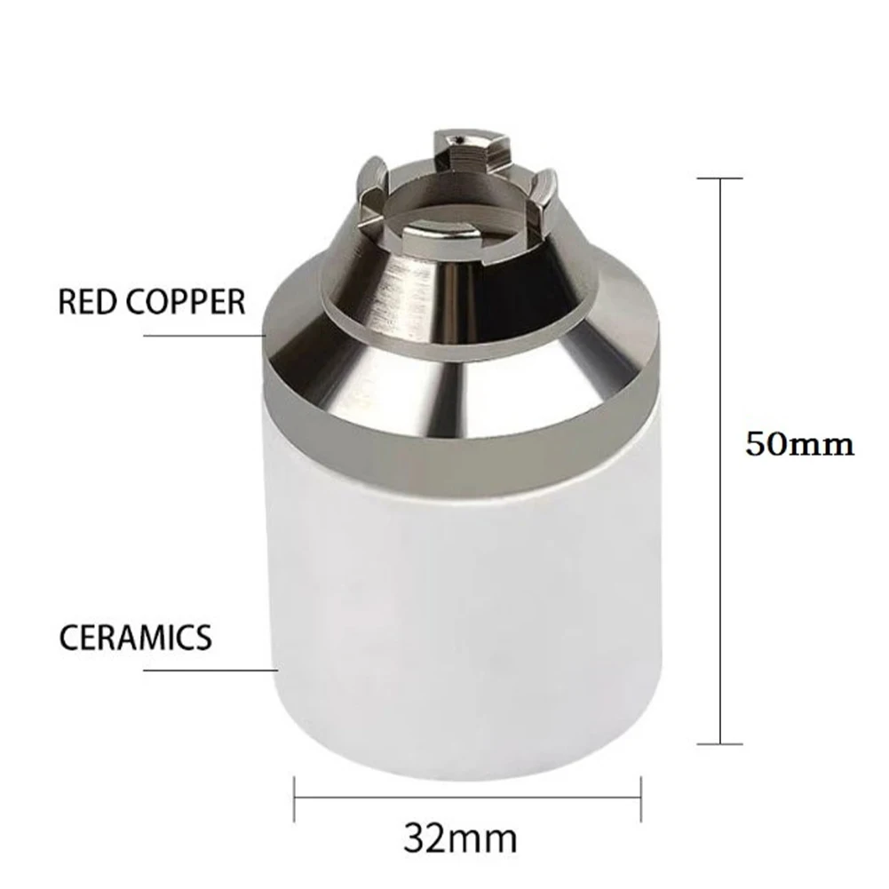 

Nozzle Copper Cover Plasma Cutting Torch Can Contact Cut Cutting Torch Accessories P80 Protective Cover Tool Parts