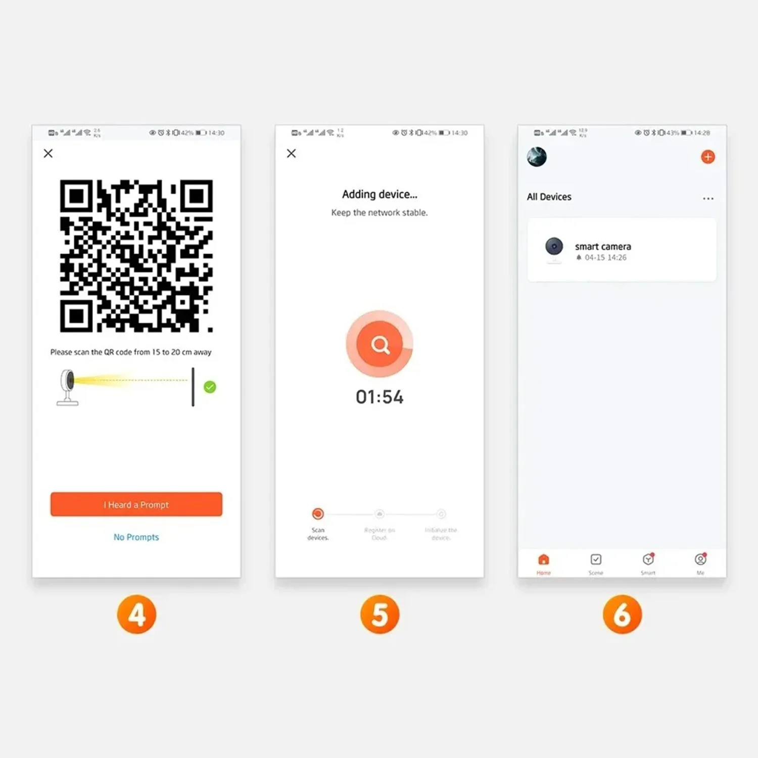 Vue de surveillance mobile