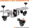 Door Installation Kit, Heavy Duty Door Board Dolly for 1-3/8" and 1-3/4" Pre-Hung, Slab, and Front Doors, Stainless Steel Instal 5