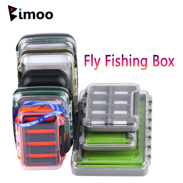 Waterproof Fly Fishing Lure Bait Trout Flies Storage Box Case Container  Transparent Ultra-thin Fly Hook Box Fishing Tackle - AliExpress