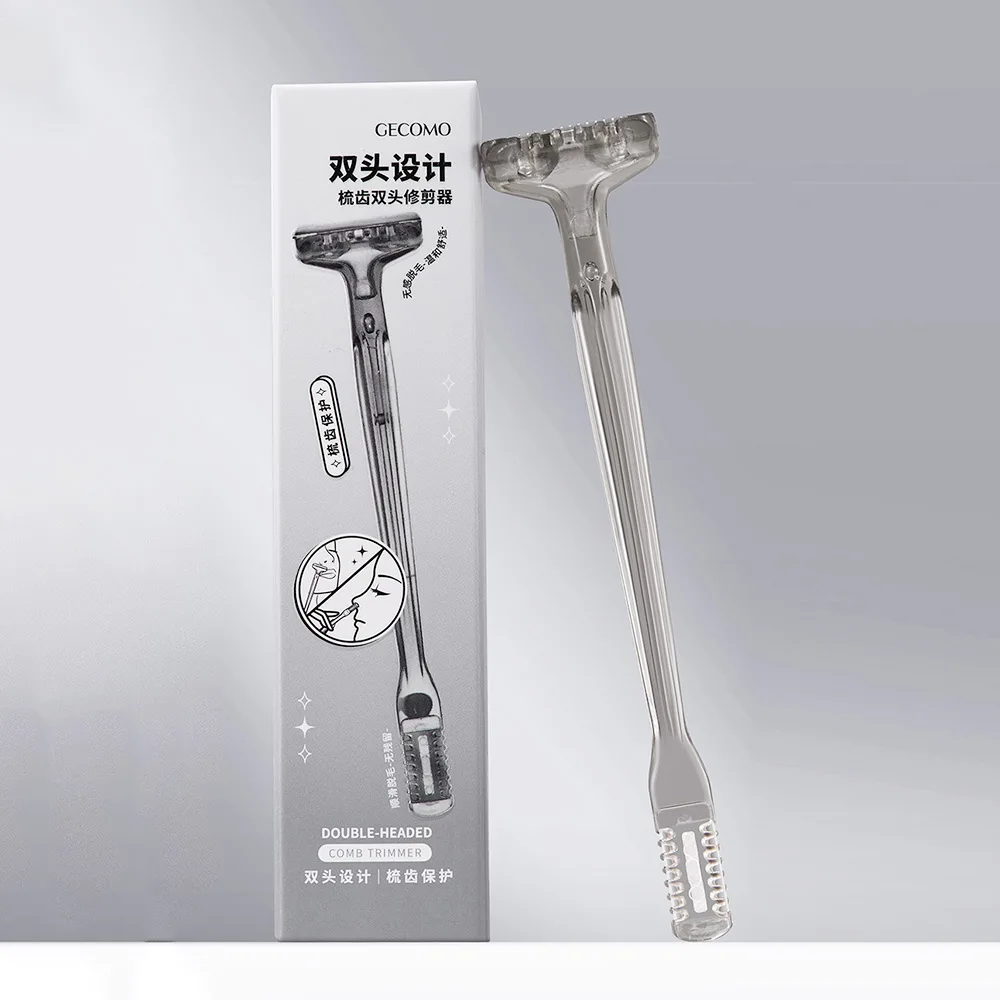 Double Head Nose And Mouth Hair Comb Design Trimmer, Safe And Scratch-poof 360 Degree Rotating Hair Razor Beauty Tool 6