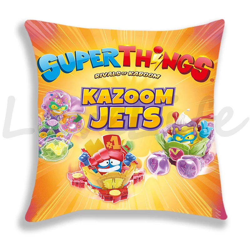 Superzings Series 9 Pillow Case Single Sides Pillowcase Home Decorative Super Zings Pillow Covers Sofa Cushion Cover for Kids