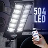Newest 4/6/8/10/12Head Powerful Outdoor Solar Lights 504 LED Garden Lamp Solar Panel Lamps Waterproof Motion Sensor Street Light 1