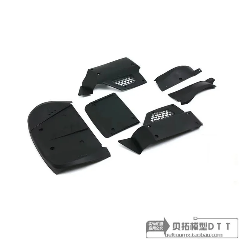 Coque de protection RC DTT pour LOSI 5IVE-T LT KM X2 1/5, disponible en cinq couleurs vives, résistante aux chocs.